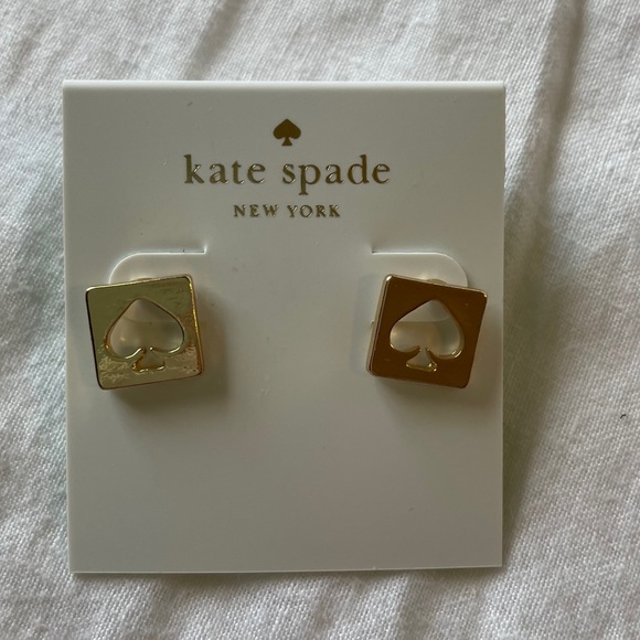 Kate Spade Gold Stud Earrings - Picture 1 of 4